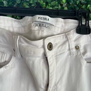 Pistola white denim jeans